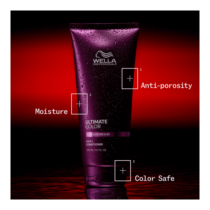 WELLA PROFESSIONALS drėkinantis dažytų plaukų kondicionierius STEP 2, ULTIMATE COLOR, 200 ml-2