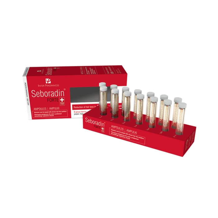 SEBORADIN  ampulės nuo plaukų slinkimo FORTE, 5,5 ml, 14 ampulių-1