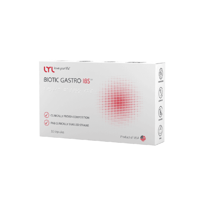 LYL BIOTIC GASTRO IBS™️ probiotikai, 30 Kapsulės