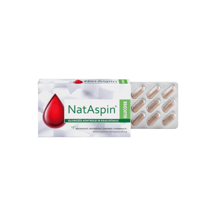 Nataspin Glucose, 30 kapsulių-1