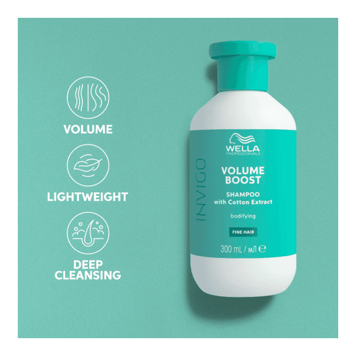 WELLA PROFESSIONALS apimties plaukams suteikiantis šampūnas VOLUME BOOST BODIFYING SHAMPOO, 300 ml-2