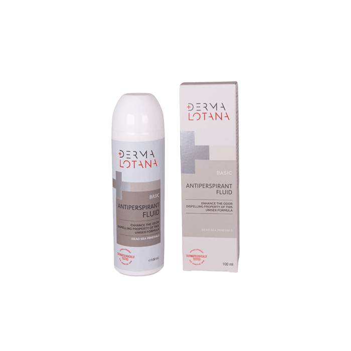 DERMALOTANA, rutulinis mineralinis antiperspirantas, BASIC, 100 ml