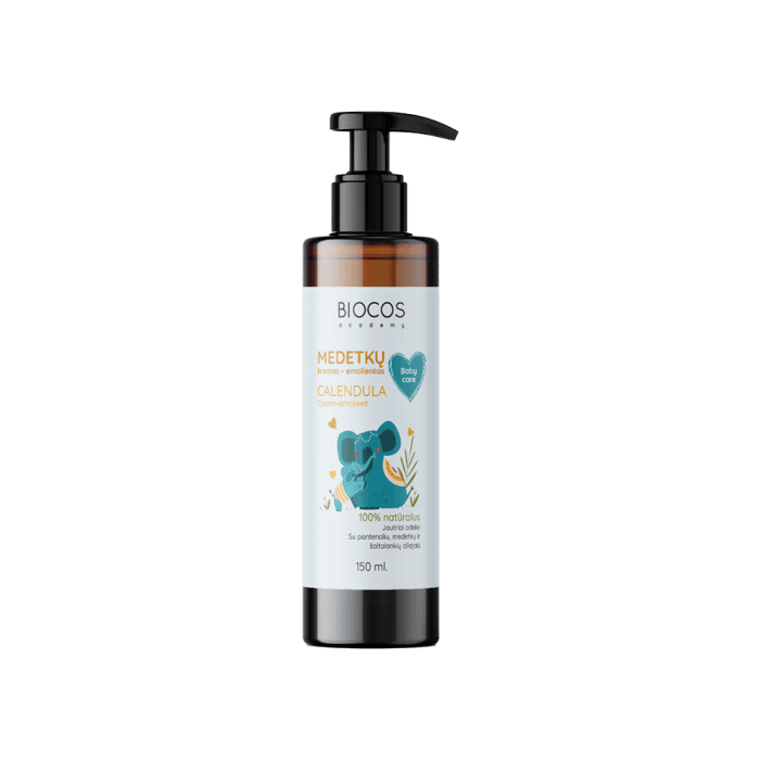 BIOCOS medetkų kremas-emolientas vaikams, 150 ml