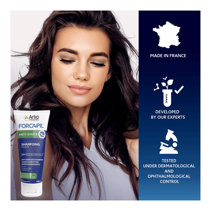 FORCAPIL® ANTI-HAIR LOSS SHAMPOO -šampūnas slenkančių plaukų priežiūrai, 200 ml-2
