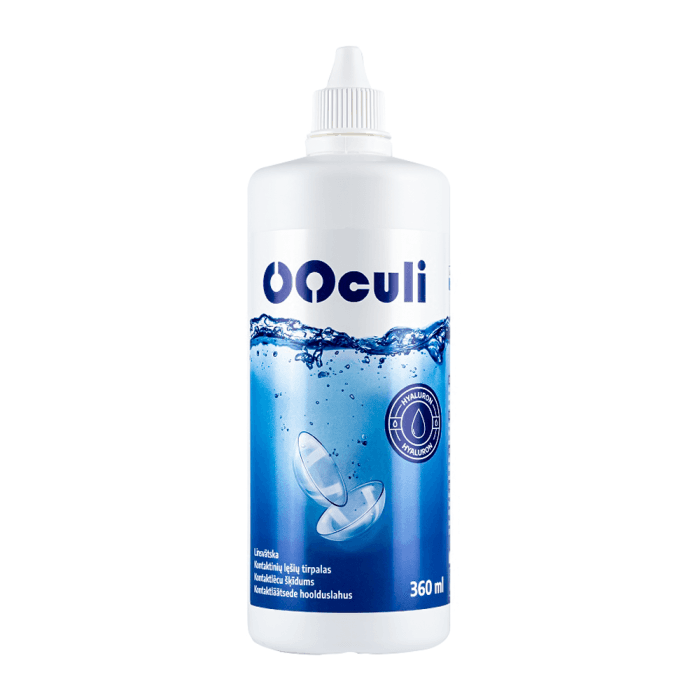 OOCULI kontaktinių lęšių tirpalas, 360 ml-1