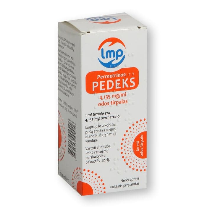 PEDEKS, 60 ml, odos tirpalas, N1-1