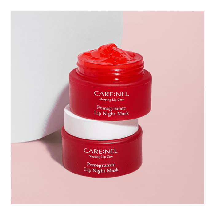 CARENEL naktinė lūpų kaukė POMEGRANATE, granatų aromato, 23 g-2