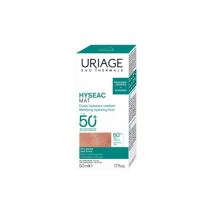 URIAGE apsauginė emulsija HYSEAC MAT, SPF50+, 50 ml-2