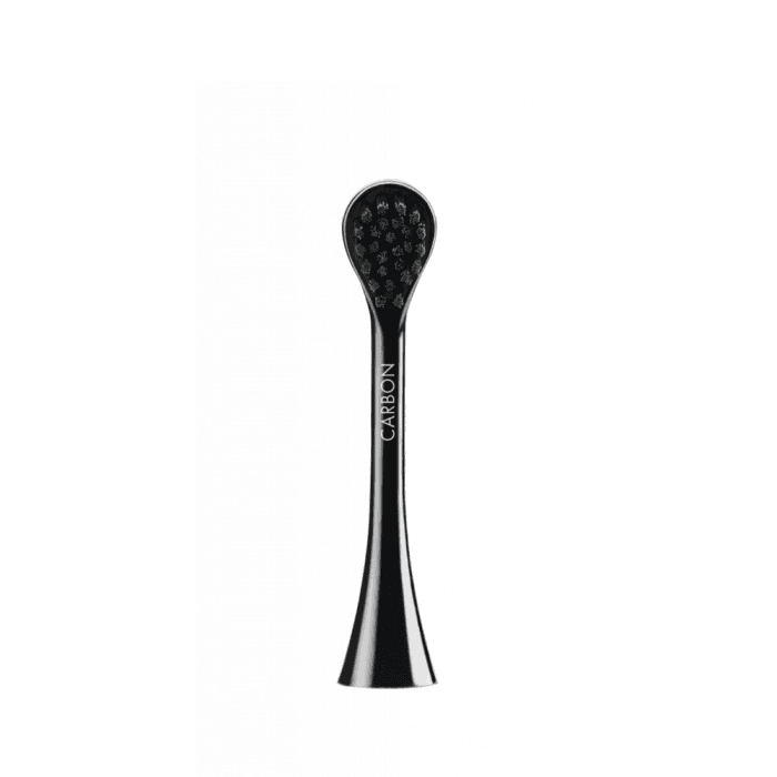 CURAPROX elektrinio dantų šepetėlio galvutės HYDROSONIC BLACK IS WHITE, 2 vnt.-1