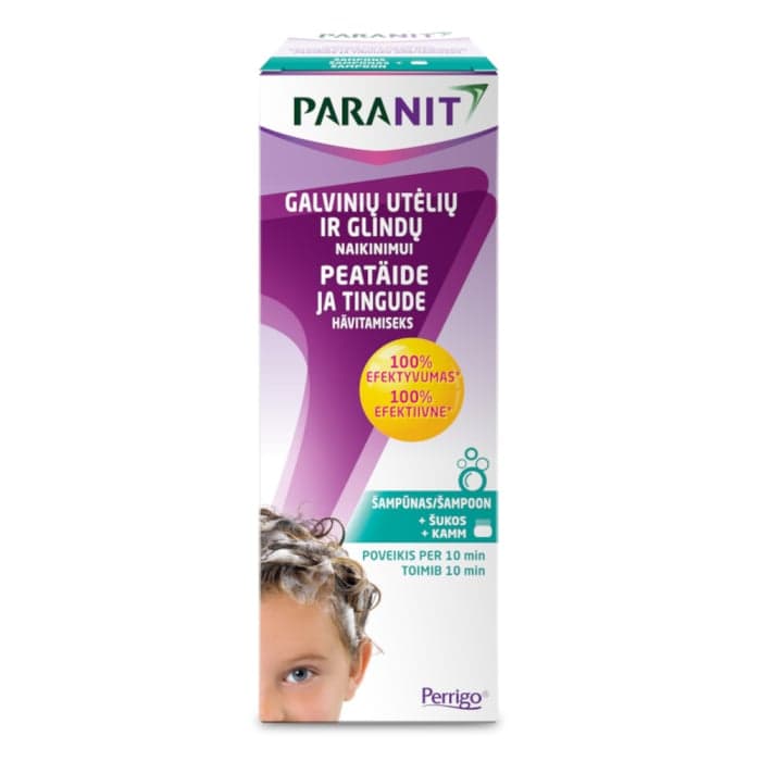 PARANIT šampūnas nuo utėlių ir glindų, nuo 2 m., 200 ml-1