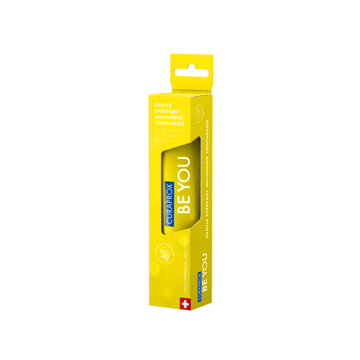 CURAPROX balinanti dantų pasta BE YOU, greipfrutų, bergamočių ir mėtų skonio, nuo 6 m., 60 ml