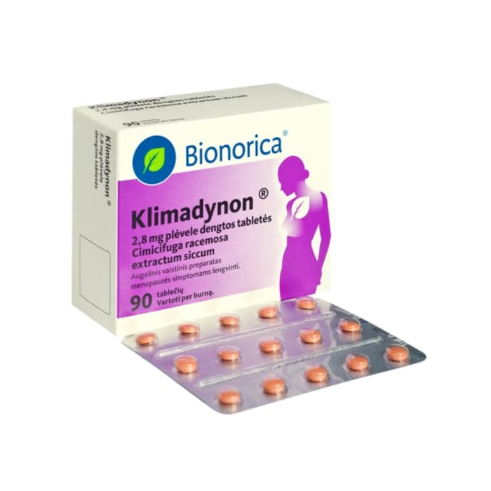 Klimadynon, 2,8mg, plėvele dengtos tabletės, N90