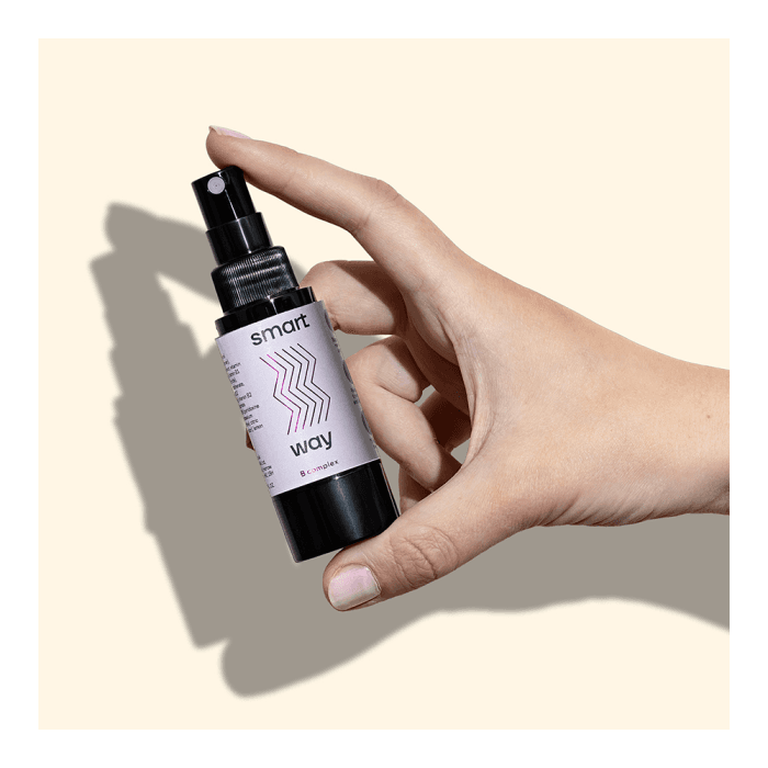 SMART WAY purškiamas maisto papildas VITAMINŲ B KOMPLEKSAS, mėtų ir citrinų skonio, 30 ml-1