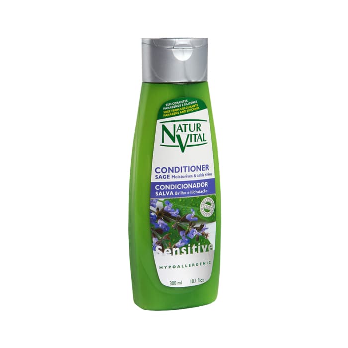 NATUR VITAL plaukų kondicionierius su šalavijų ekstraktu SENSITIVE, 300 ml-1