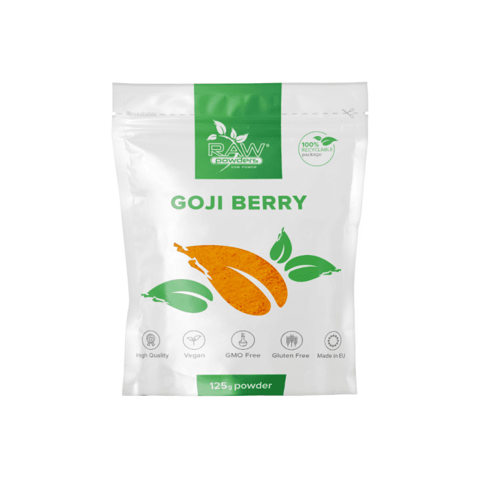 RAW POWDERS GOJI UOGŲ milteliai, 125 g