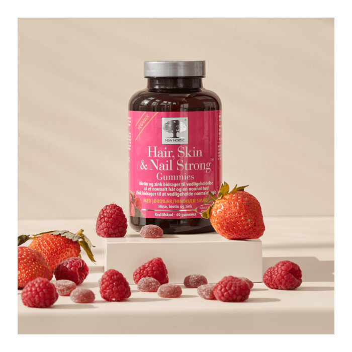 NEW NORDIC, Hair, Skin & Nail Strong™ Gummies, 60 guminukų-1