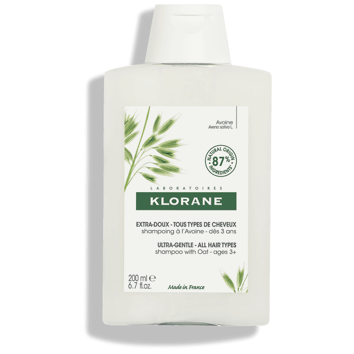 KLORANE šampūnas su avižų pieneliu visai šeimai OAT MILK, 200 ml