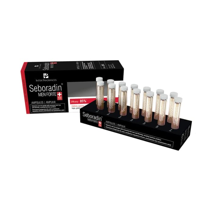 SEBORADIN  ampulės vyrams nuo plaukų slinkimo MEN, 5,5 ml, 14 ampulių-1