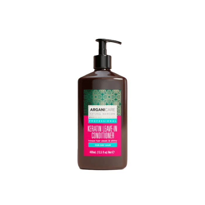 ARGANICARE nenuskalaujamas kondicionierius su keratinu, 400 ml