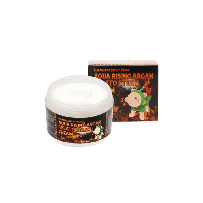 ELIZAVECCA kremas su argano aliejumi, Aqua Rising Argan Steam, 100 ml-1