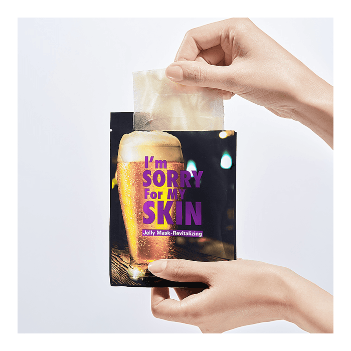 I'M SORRY FOR MY SKIN, lakštinė veido kaukė, Jelly Mask - Revitalizing, 33 ml-1