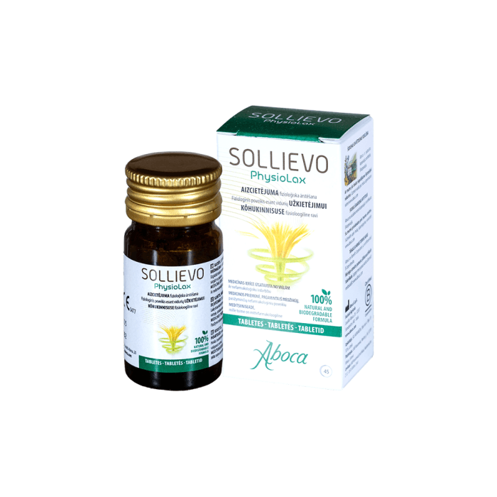 SOLLIEVO PHYSIOLAX, 45 Tabletės