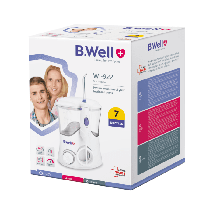 B. WELL burnos irigatorius WI-922, 1 vnt.-1