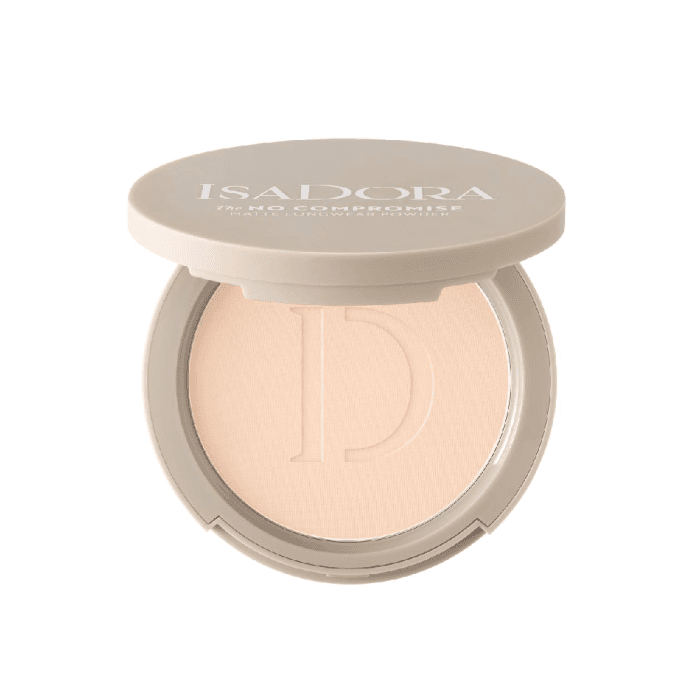 ISADORA kompaktinė pudra THE NO COMPROMISE, Nr. 60, 7 g