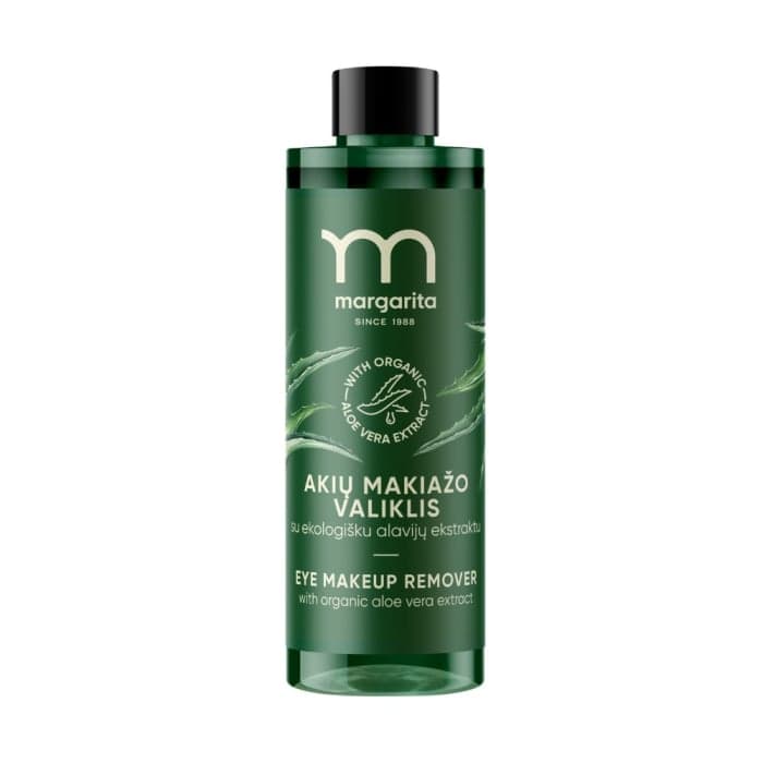MARGARITA akių makiažo valiklis su ekologišku  alavijų ekstraktu, 150 ml