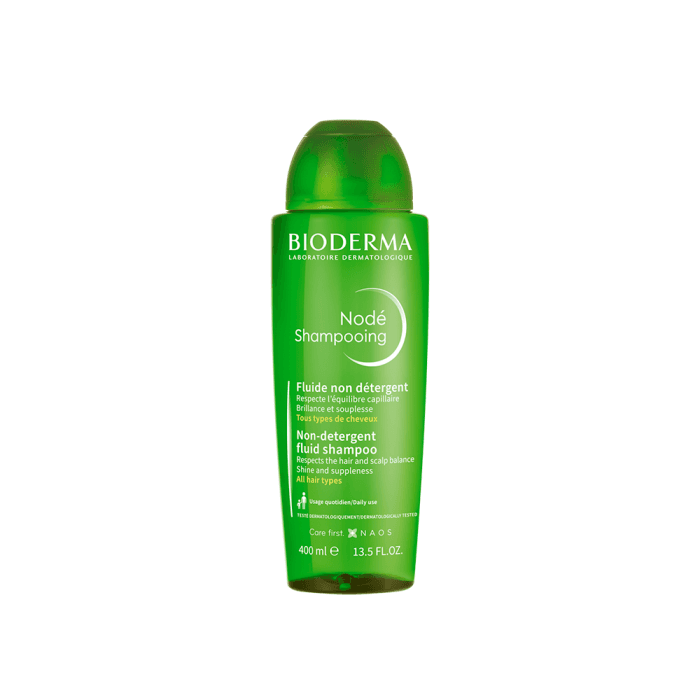 BIODERMA kasdienio naudojimo šampūnas NODÉ SHAMPOOING FLUIDE, 400 ml