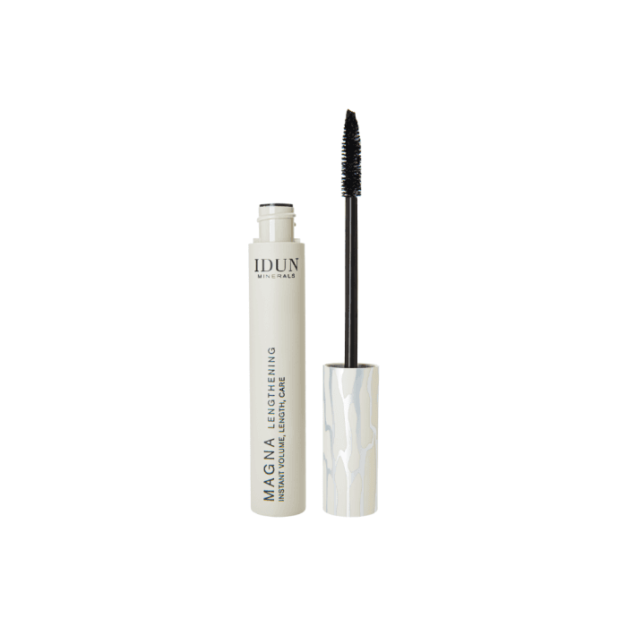 IDUN MINERALS ilginantis ir apimties suteikiantis blakstienų tušas MAGNA LENGHTENING, Nr. 5009, juoda spalva, 12 ml-1