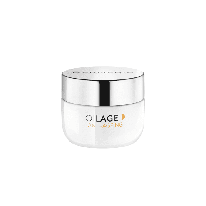 DERMEDIC OILAGE naktinis kremas odos stangrumui, 50 ml