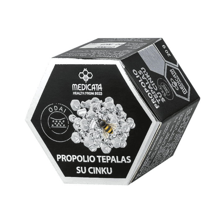 PROPOLIO tepalas su cinku, 20 g