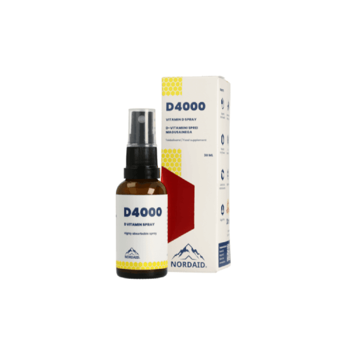 NORDAID purškiamas vitaminas D3 4000IU, mėtų skonio, 30ml, 30 ml-1