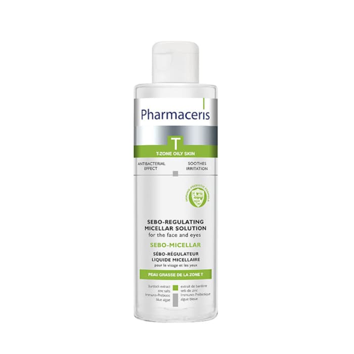 PHARMACERIS T micelinis makiažo valiklis SEBO MICELLAR, 200 ml