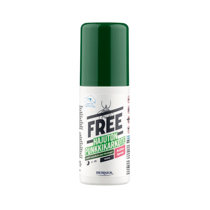 FREE purškalas nuo erkių, bekvapis, 1 vnt., 100 ml