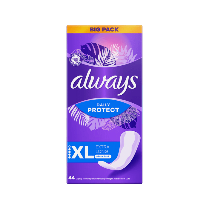 Higieniniai įklotai ALWAYS, Extra Long, Odour Lock, 44 vnt., 44 vnt.