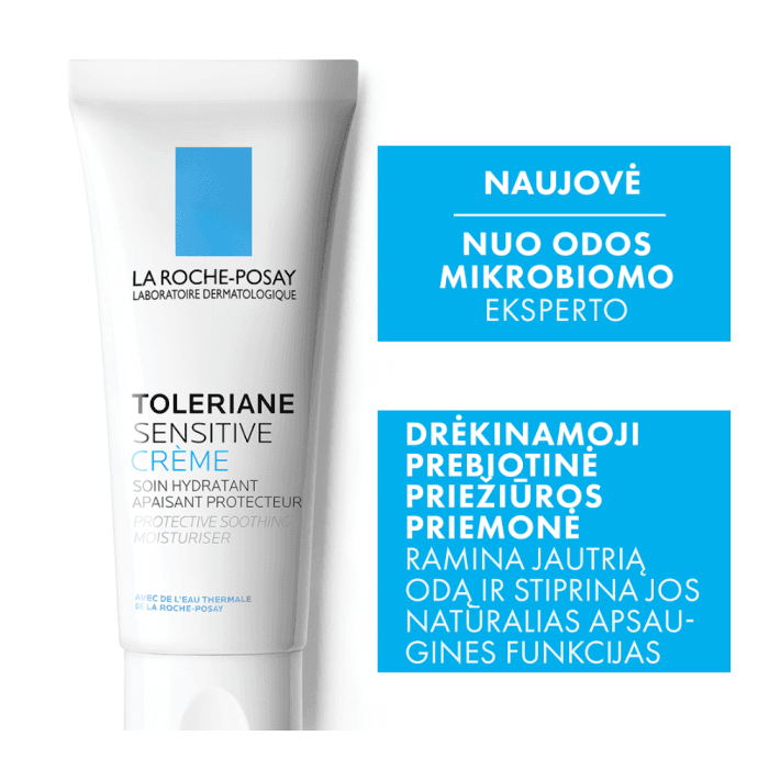 LA ROCHE-POSAY drėkinamasis veido kremas jautriai odai TOLERIANE SENSITIVE, 40 ml-1