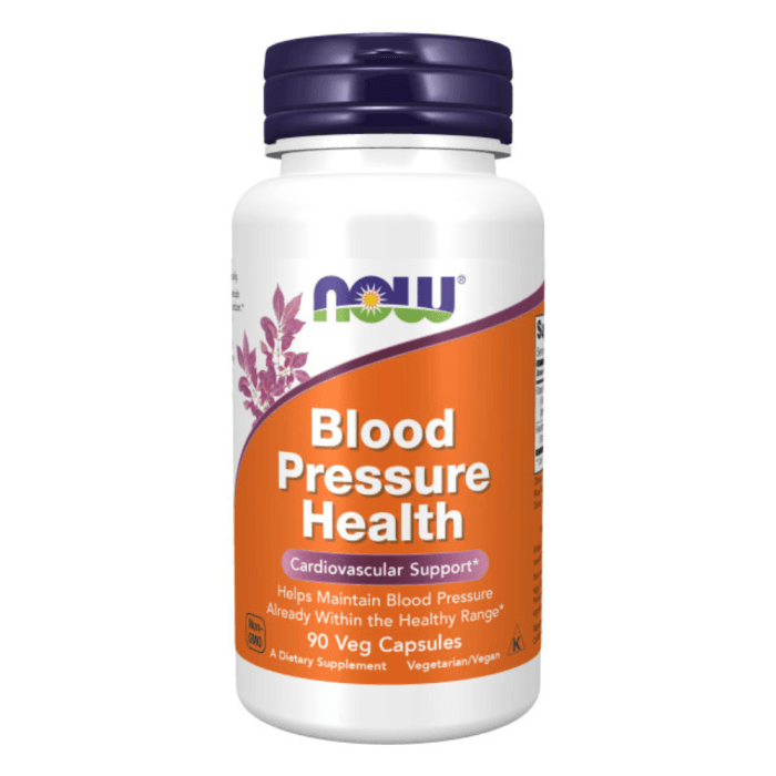 NOW Blood Pressure Health, 90 kapsulių