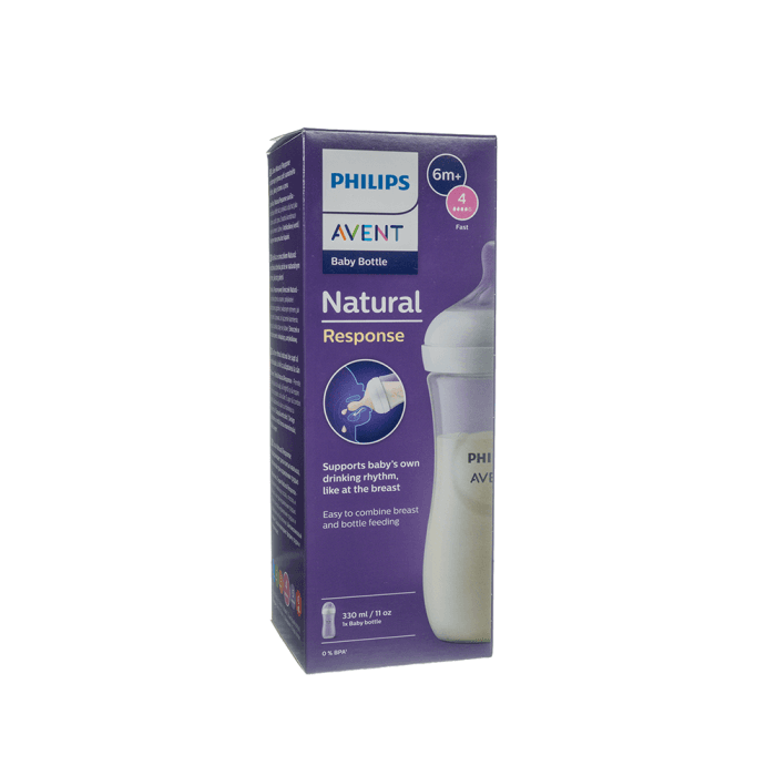 PHILIPS AVENT buteliukas NATURAL RESPONSE, 330 ml, SCY906/01, 330 ml