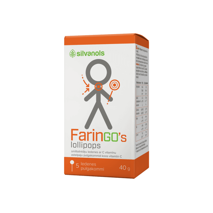 FARINGO LILLIPOPS, 5 vnt.