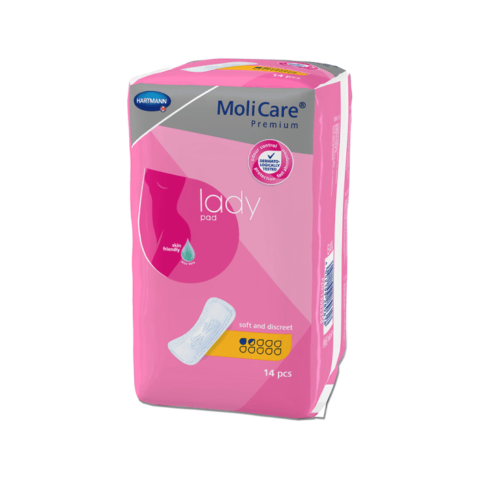 MOLICARE įklotai PREMIUM LADY, 1,5 lašo, 14 vnt.