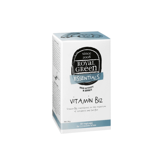 ROYAL GREEN Vitaminas B12 metilkobalaminas 250 µg, 60 kapsulių