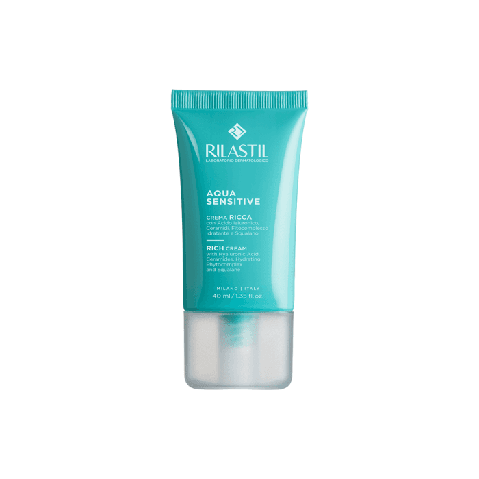 RILASTIL AQUA SENSITIVE RICH maitinamasis veido kremas, 40 ml