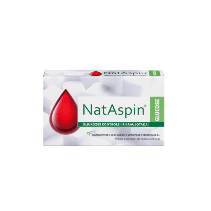 Nataspin Glucose, 30 kapsulių