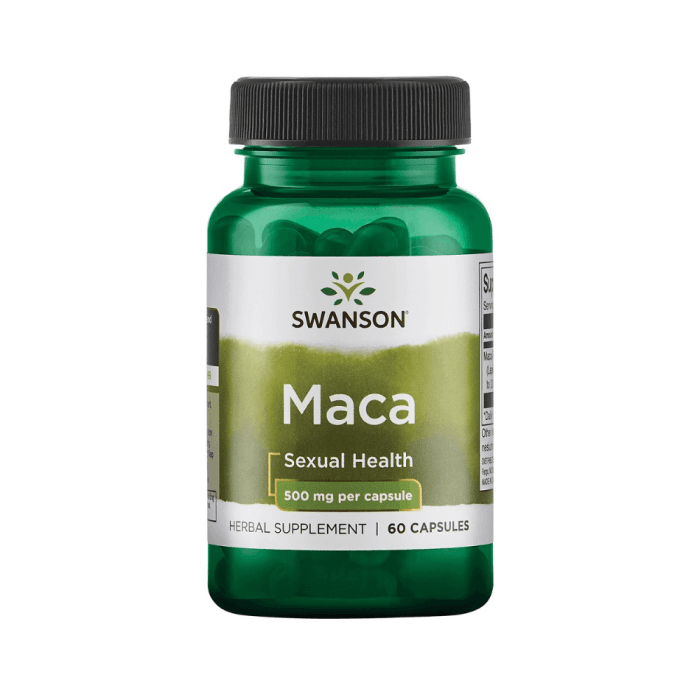 SWANSON MACA 2000, 60 kapsulių