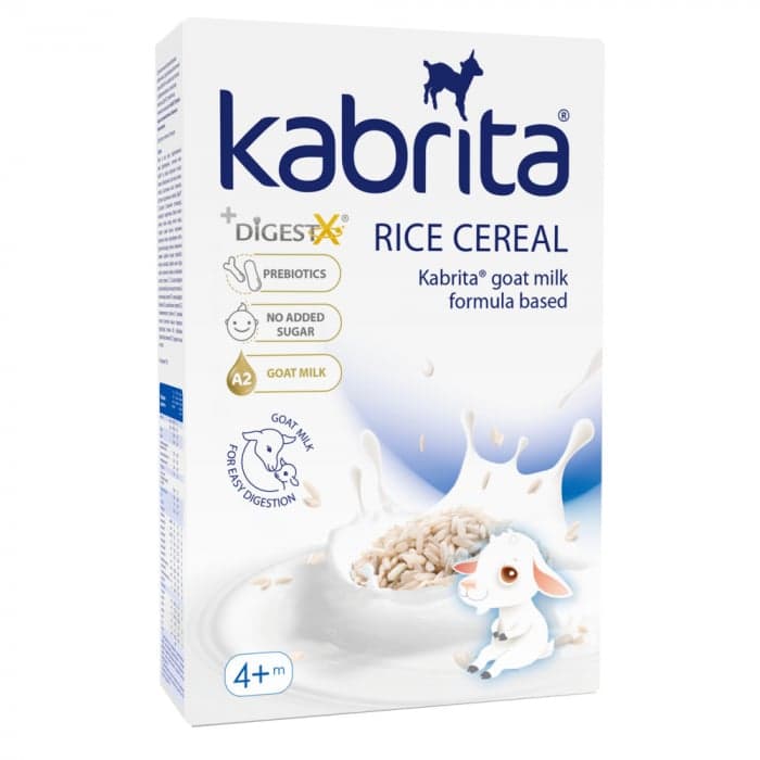 KABRITA ryžių košė su ožkos pienu, nuo 4 mėn.,, 180 g