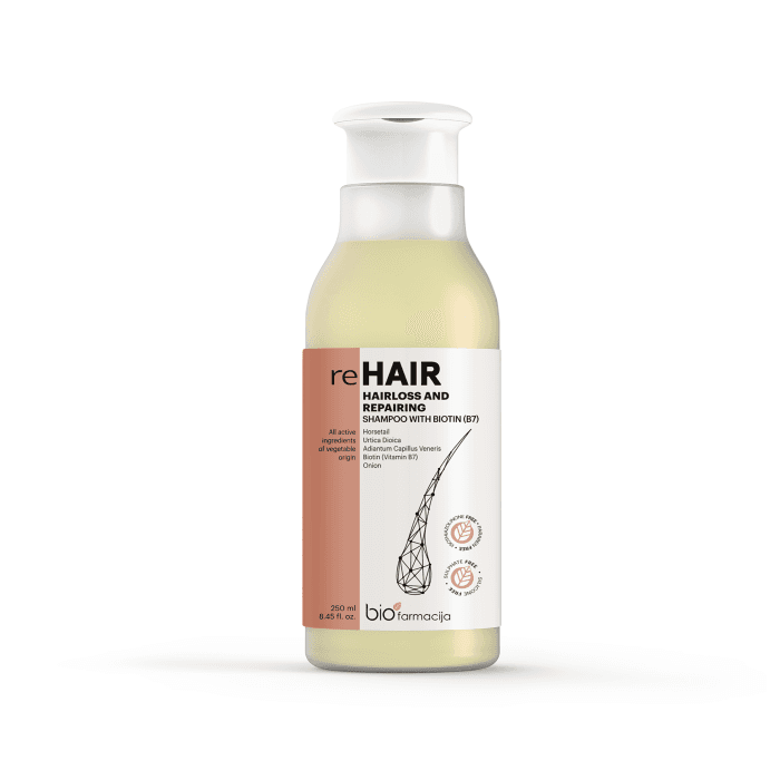 REHAIR šampūnas su biotinu, 250 ml