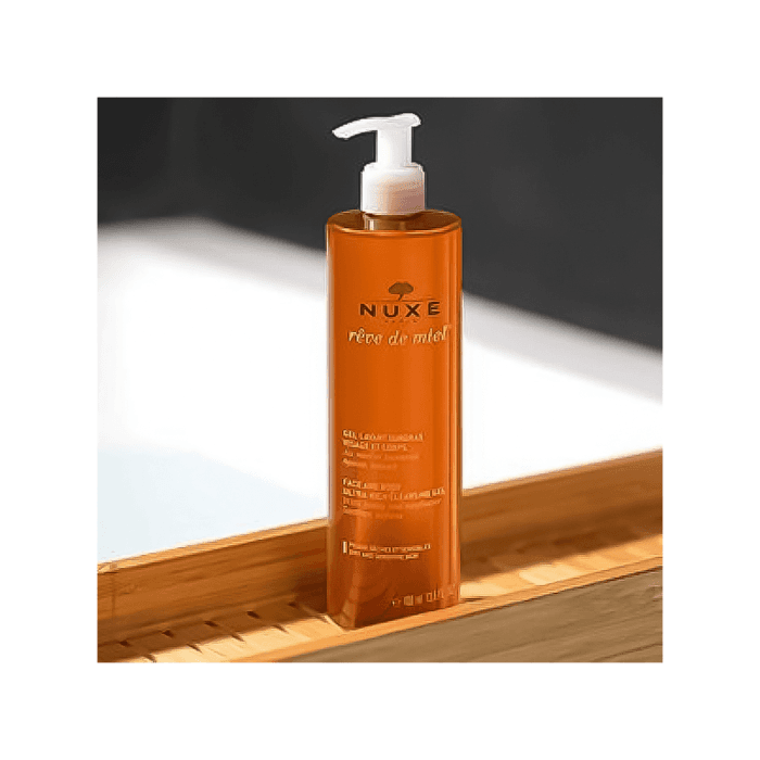 NUXE veido želė makiažui valyti RÊVE DE MIEL, 200 ml-1