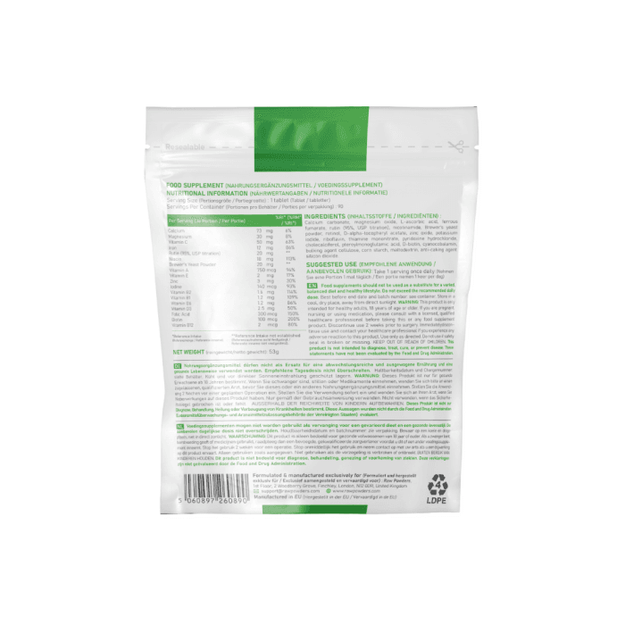 RAW POWDERS multivitaminai ir mineralai, 90 tablečių-1